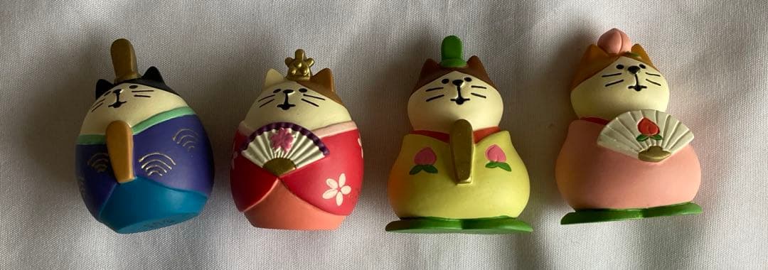 コンコンブル／ひな祭り／猫雛／パンダ雛／うさぎ雛／猫だるま／まとめ売り／デコレ