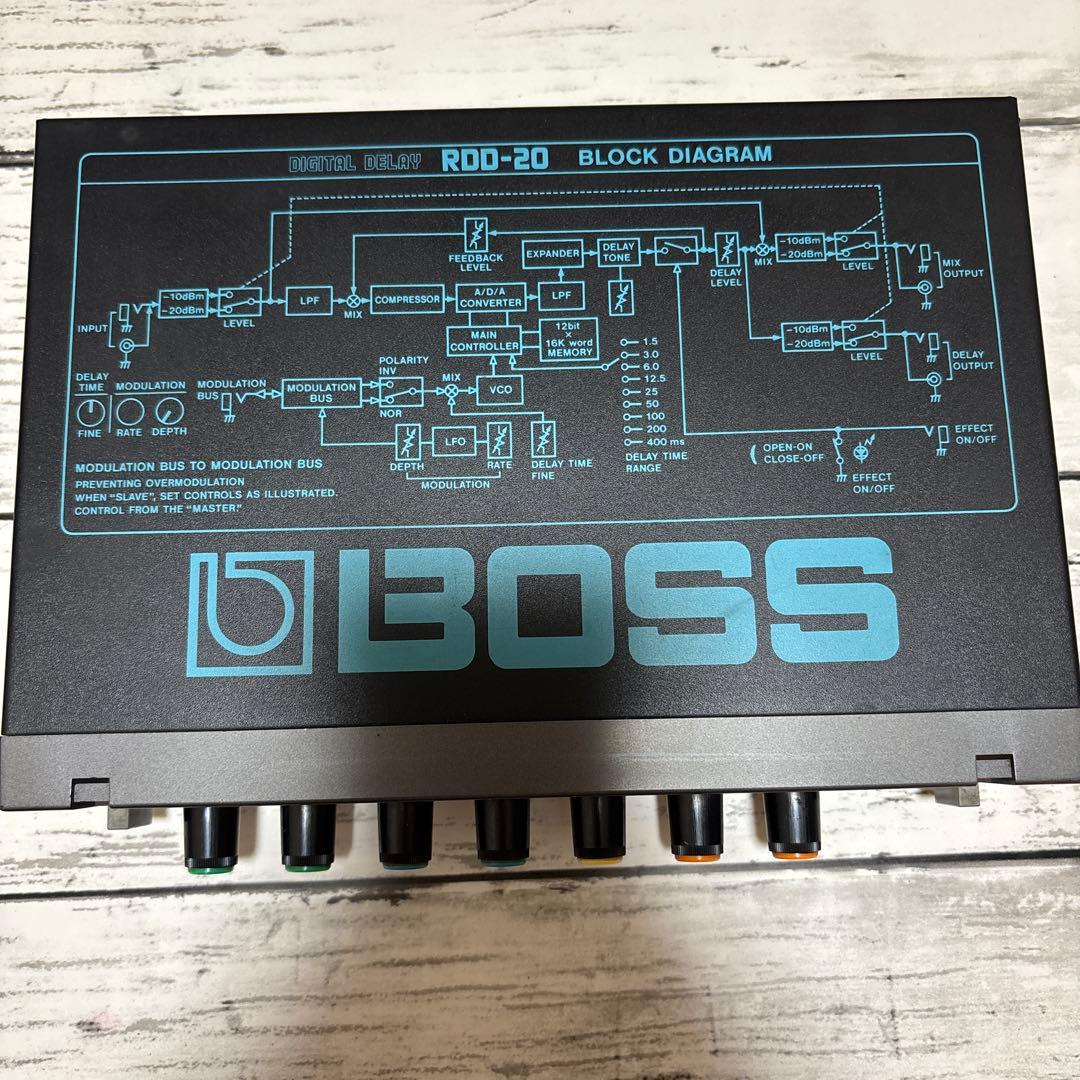【動作OK】Roland RDD-20 デジタルディレイ マイクロラック名機