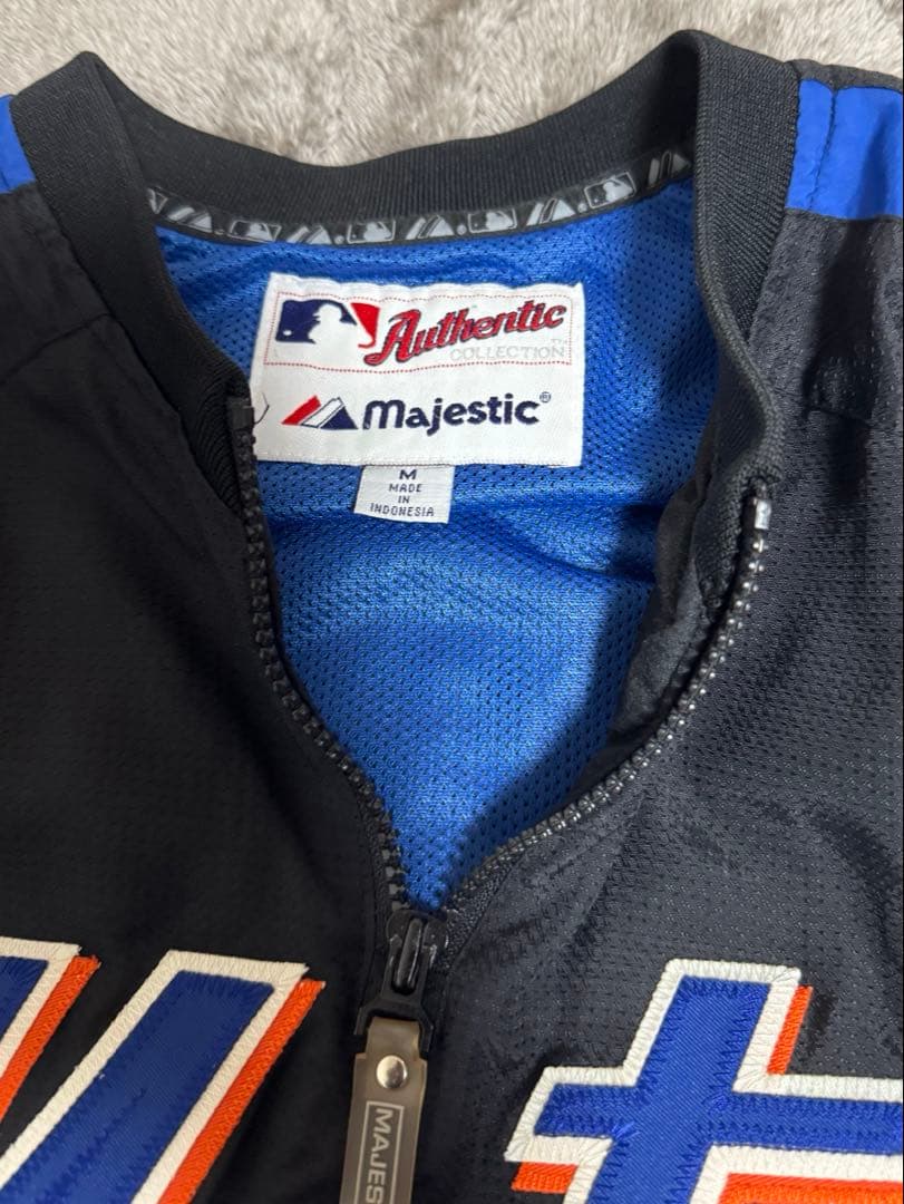 ニューヨーク　メッツ　MLB ハーフジップジャケット