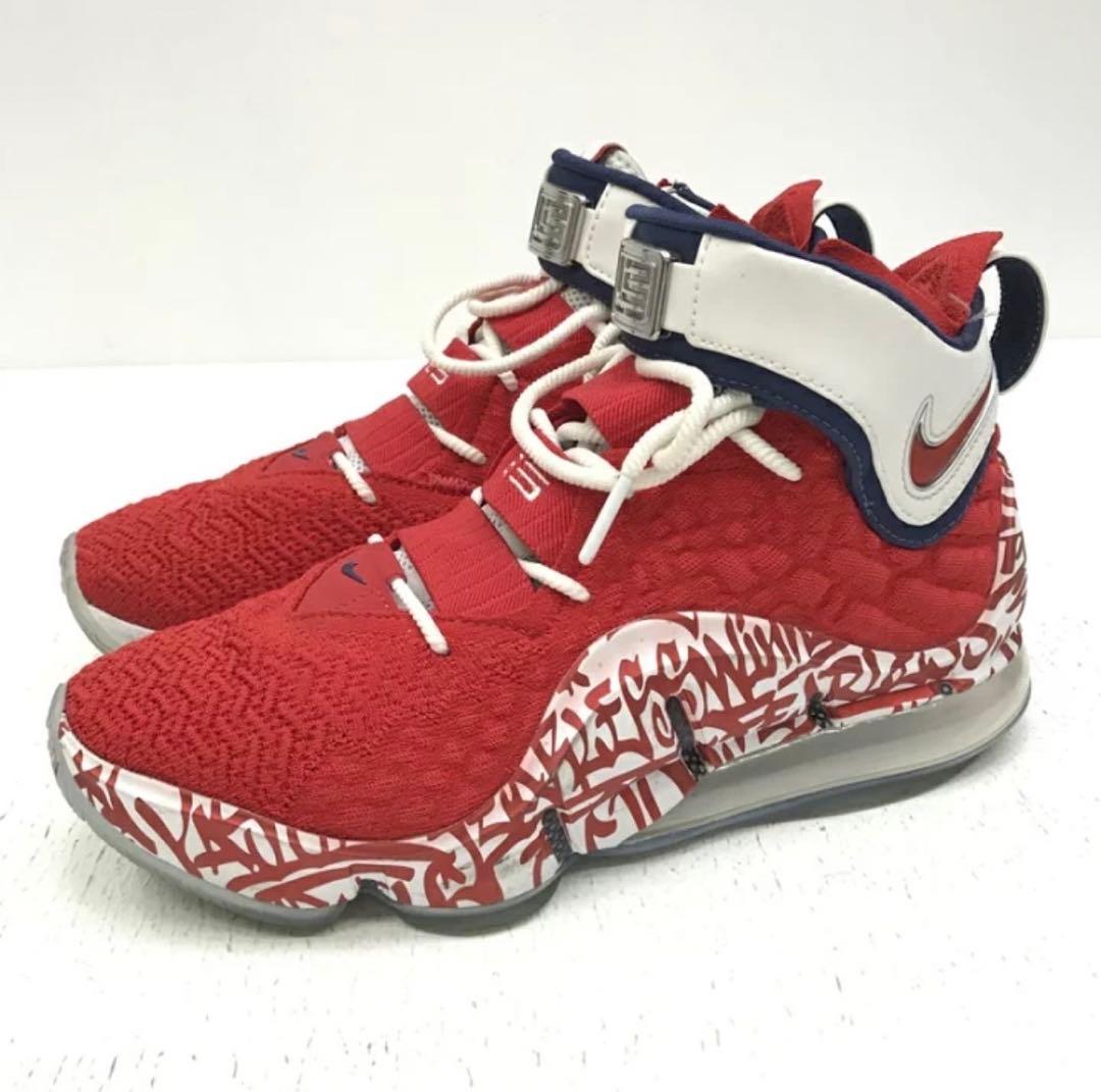 シューズ(男性用) Nike Lebron 17 \"Graffiti Remix Red\"