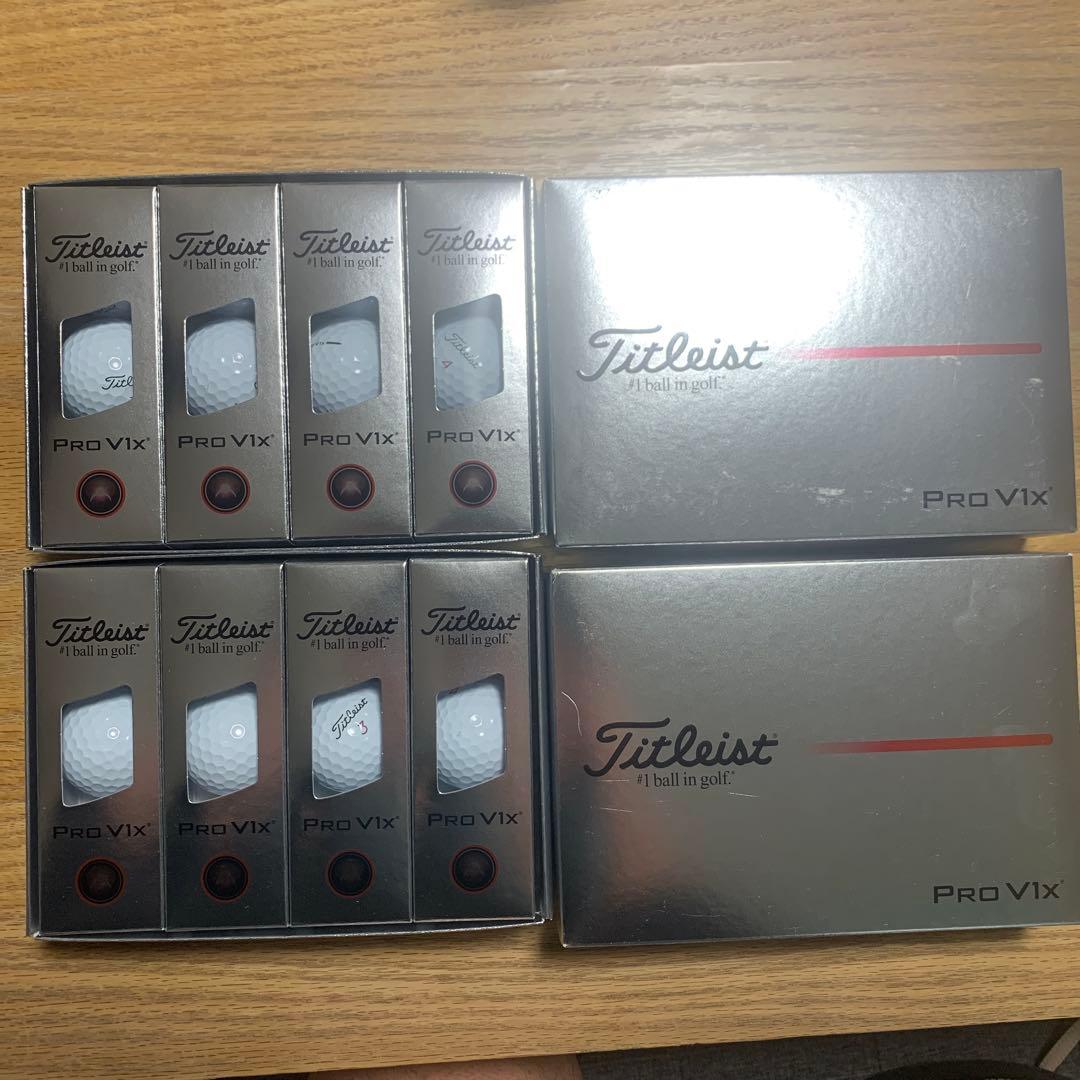 Titleist Pro V1x ゴルフボール2ダース