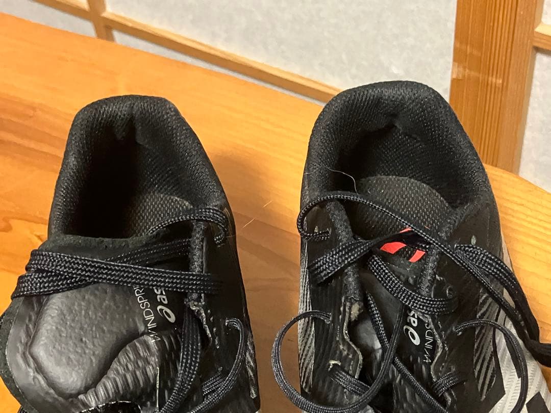 ASICS 陸上競技用　ウインドスプリント　黒　26.0