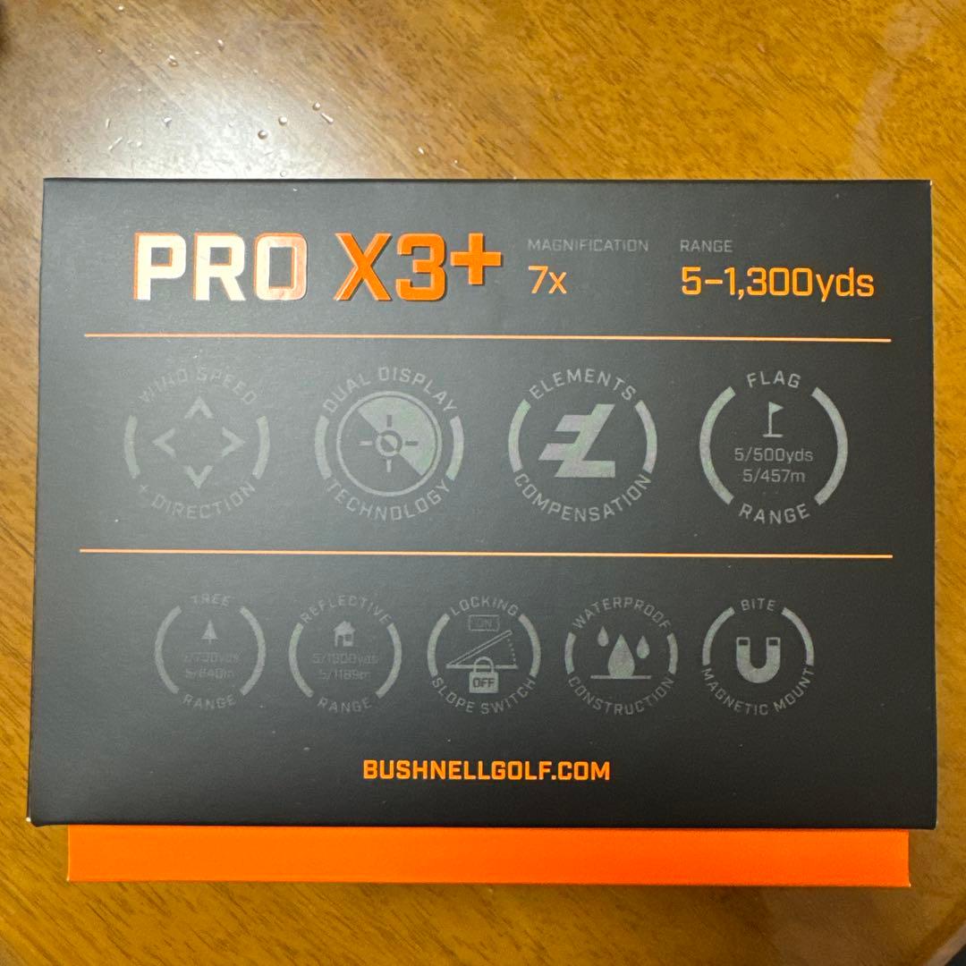 Bushnell PRO X3+ ゴルフ用距離計