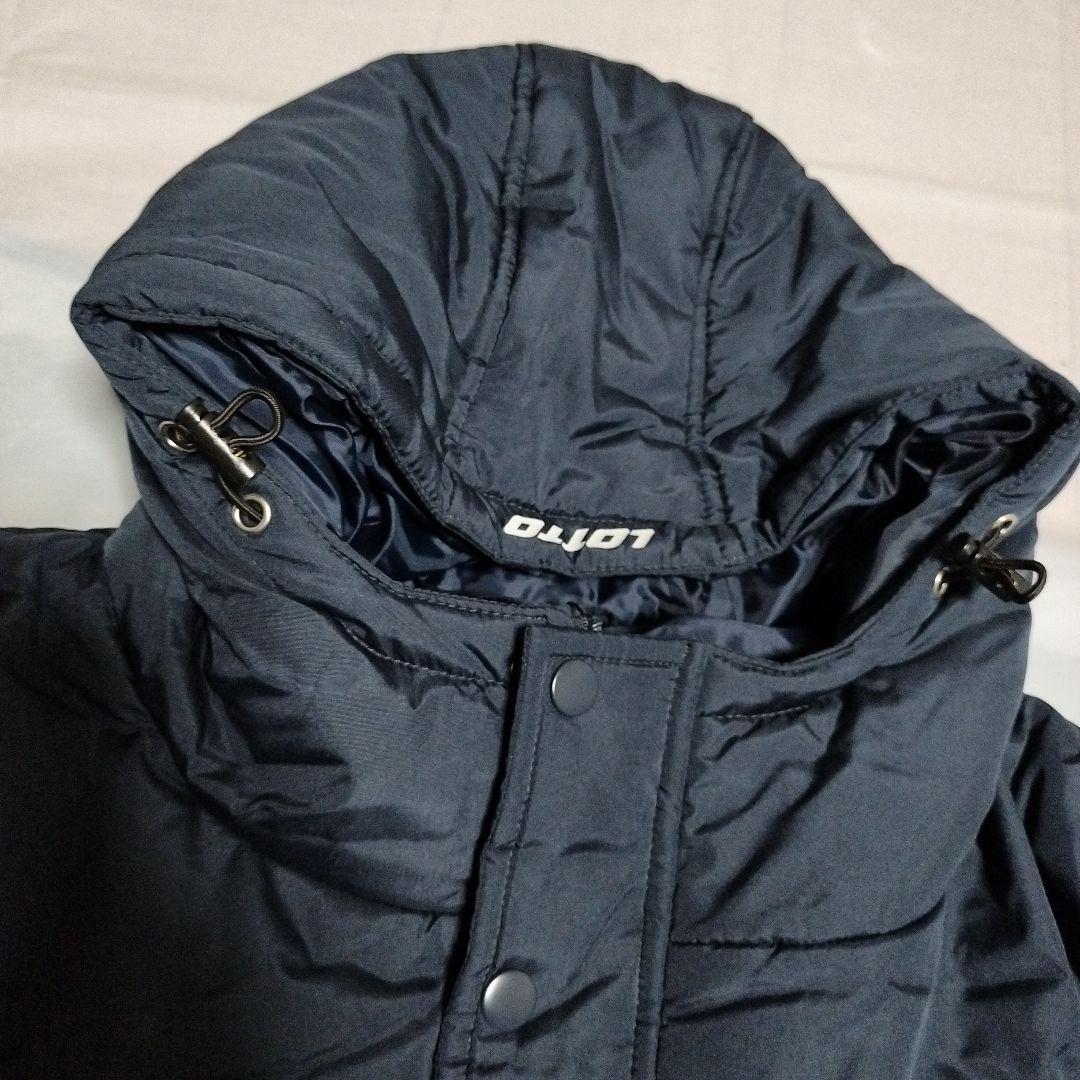 【新品】LOTTO　ロット　ベンチコート　ロング　サッカー　中わた　Lサイズ