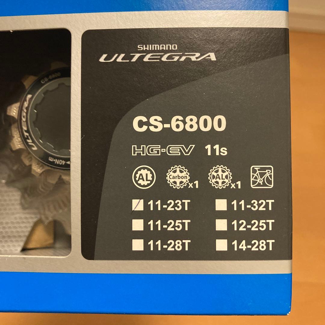 SHIMANO ULTEGRA CS-6800 カセットスプロケット11-23T
