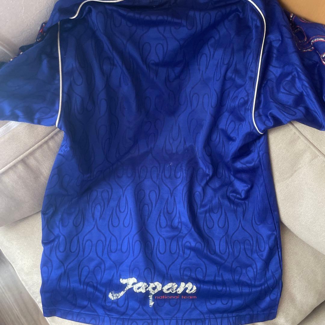 日本代表 フランスワールドカップ着用ユニフォームレプリカ 炎makkiy