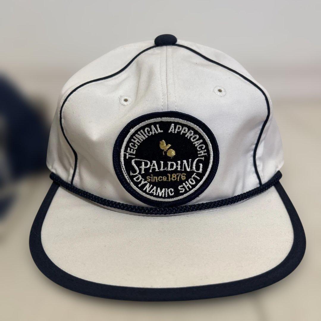 デッドストック SPALDINGキャップ 新品未使用 80sビンテージ2個セット