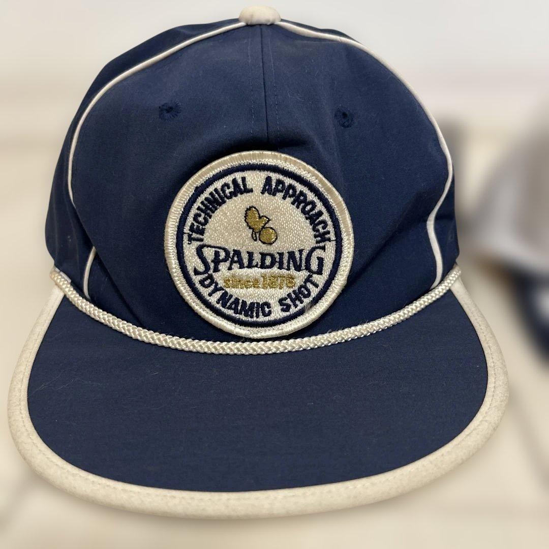 デッドストック SPALDINGキャップ 新品未使用 80sビンテージ2個セット