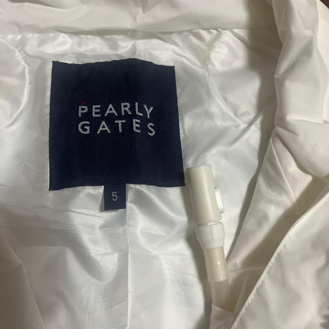 PEARLY GATES メンズ　ホワイト ベスト　サイズ5