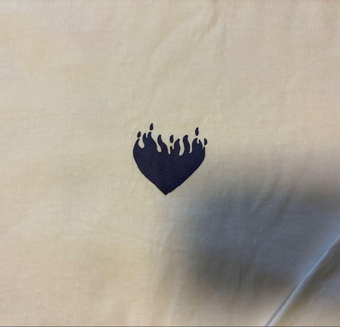 藤井風 燃えよロングTシャツ長袖 ホワイトLサイズ