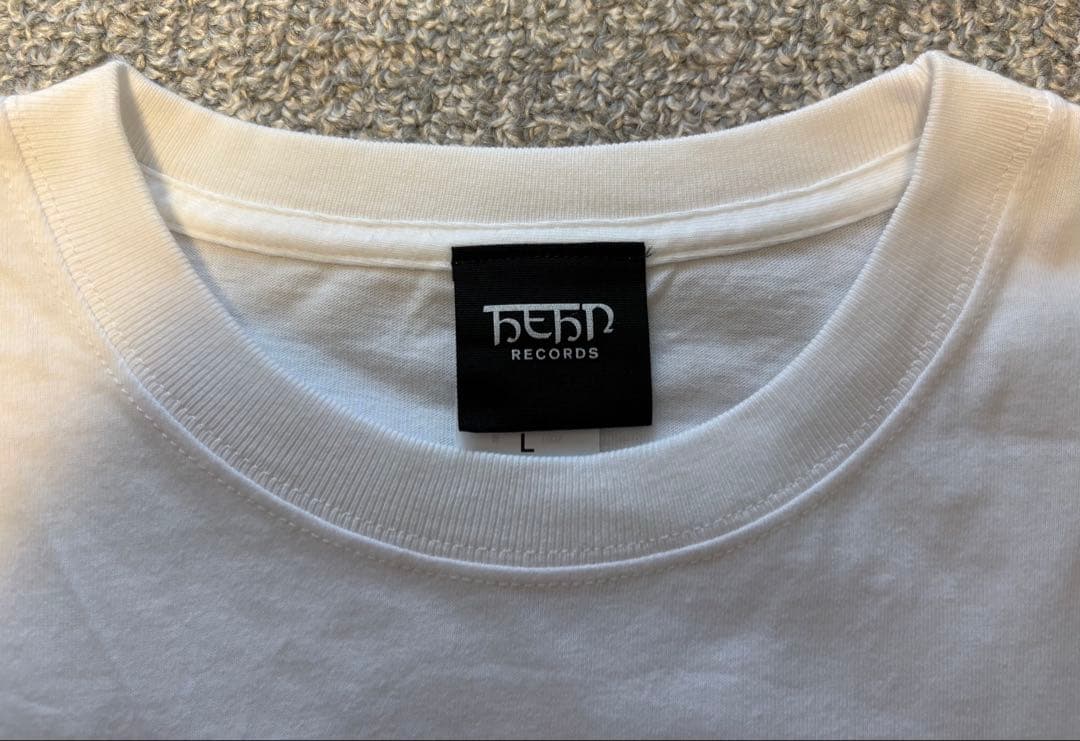 藤井風 燃えよロングTシャツ長袖 ホワイトLサイズ