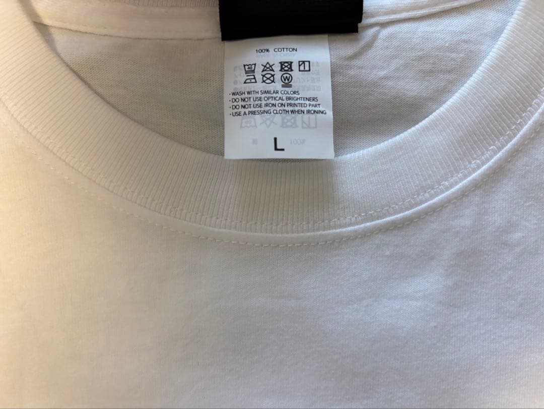 藤井風 燃えよロングTシャツ長袖 ホワイトLサイズ