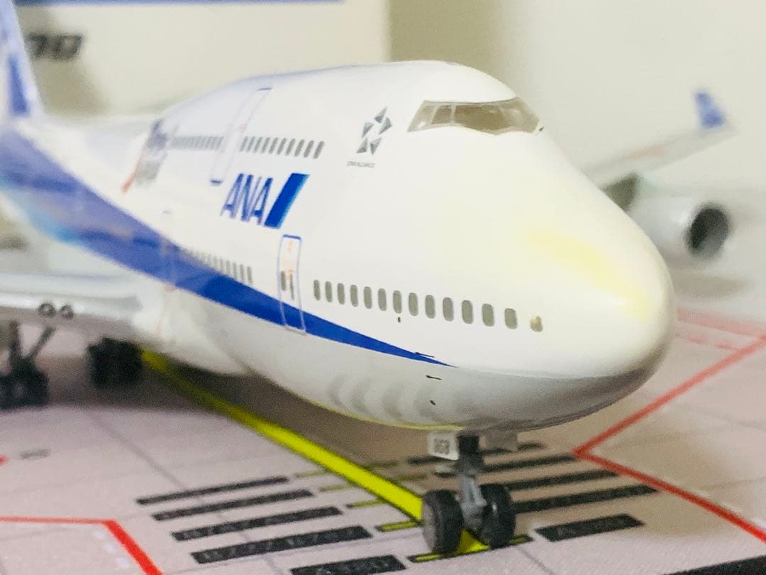 全日空商事公式モデルＢ７４７－４００ｙｏｋｏｓｏ塗装機プラスティック樹脂製モデル