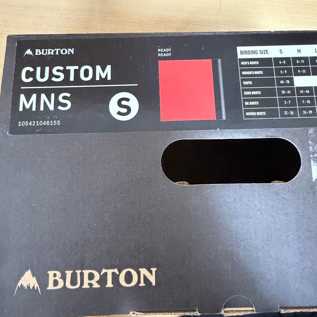 未使用　外箱付き　BURTON バートン CUSTOM カスタム　バインディング