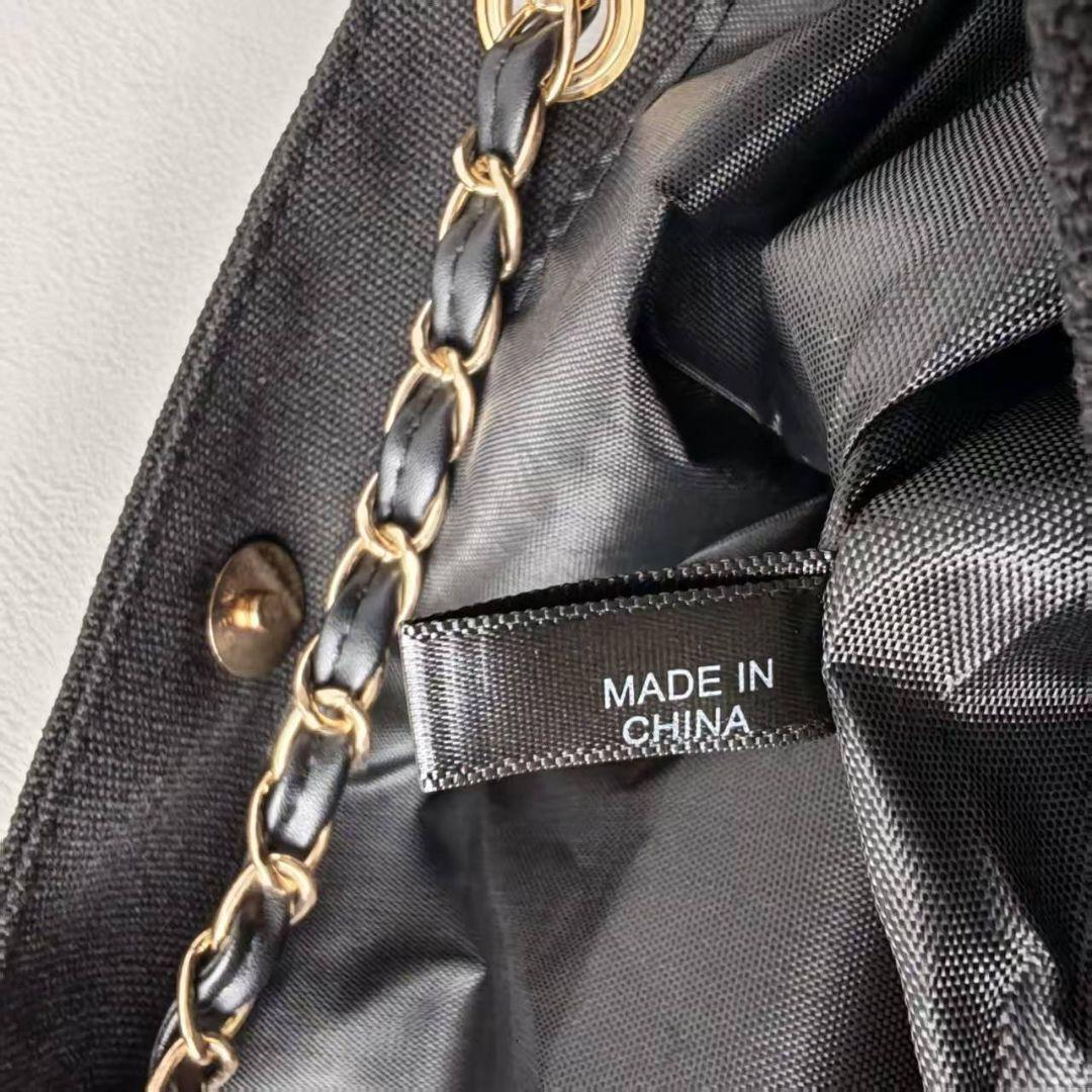 CHANEL ノベルティトートバッグ キャンバス ブラックc1s