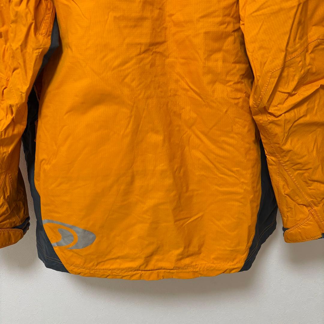 【SALOMONサロモン】ナイロンスキージャケット　オレンジ　旧ロゴ　M～L