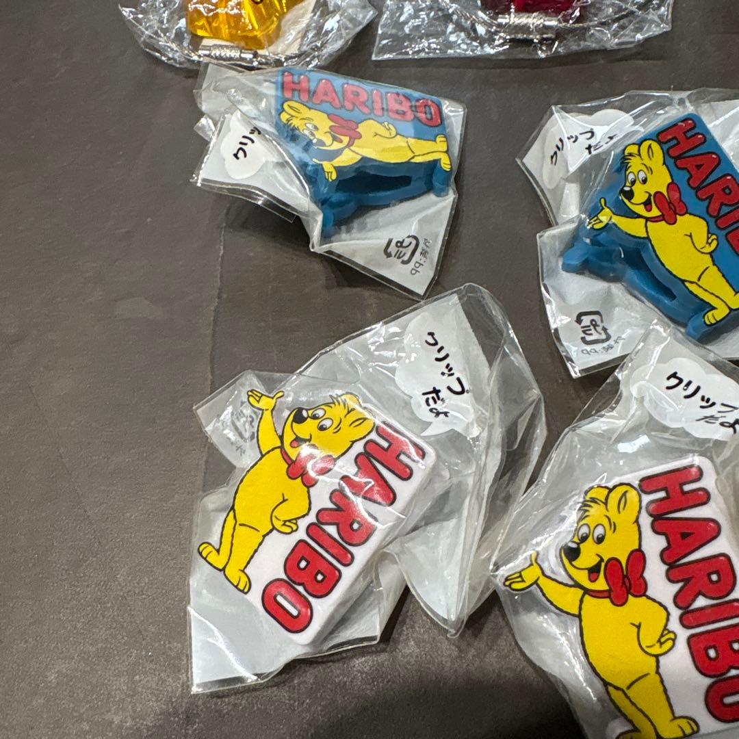 HARIBO キーホルダー&クリップ6個セット
