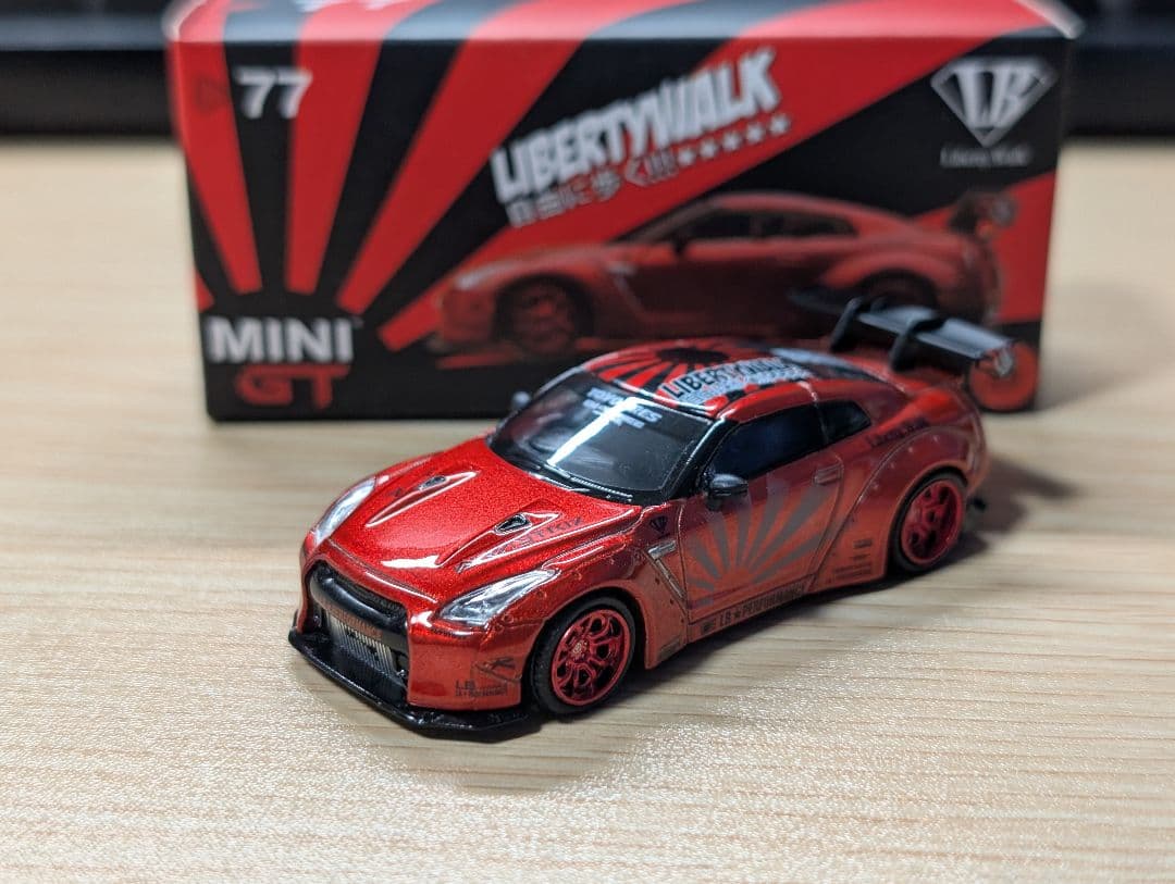 MINI-GT　4台セット LBWK HKS カルソニック
