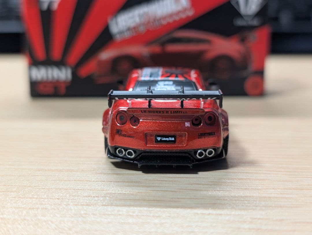 MINI-GT　4台セット LBWK HKS カルソニック