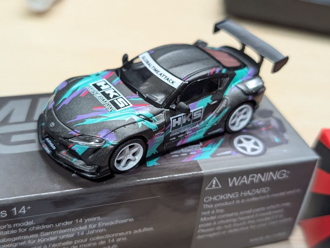 MINI-GT　4台セット LBWK HKS カルソニック