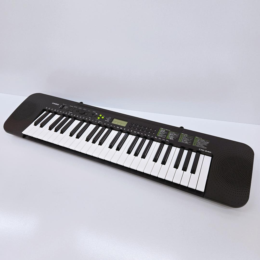 【美品】CASIO CTK-240 49鍵 電子キーボード 箱付き