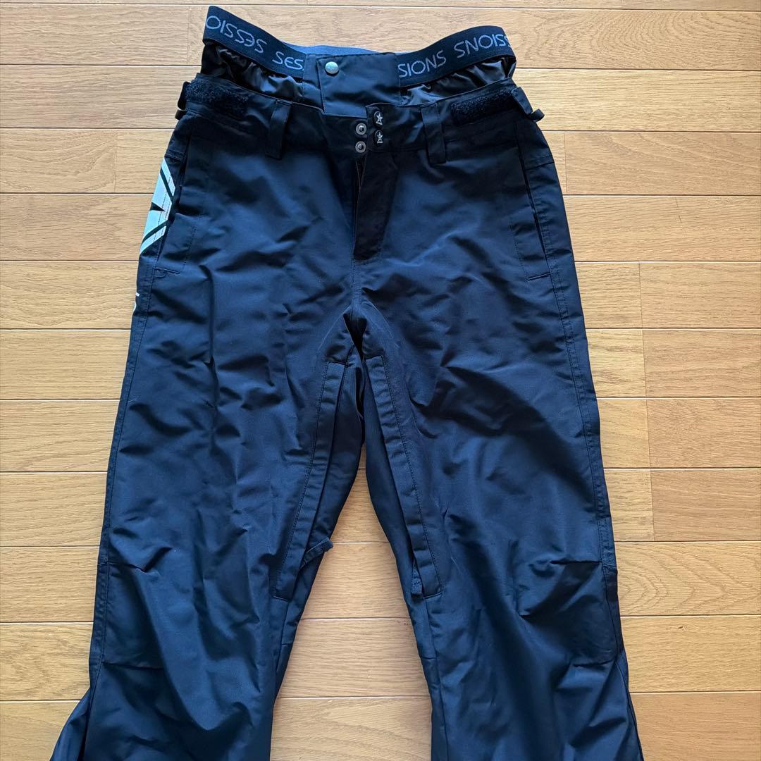 SIONOS ブラック スノーボードパンツ