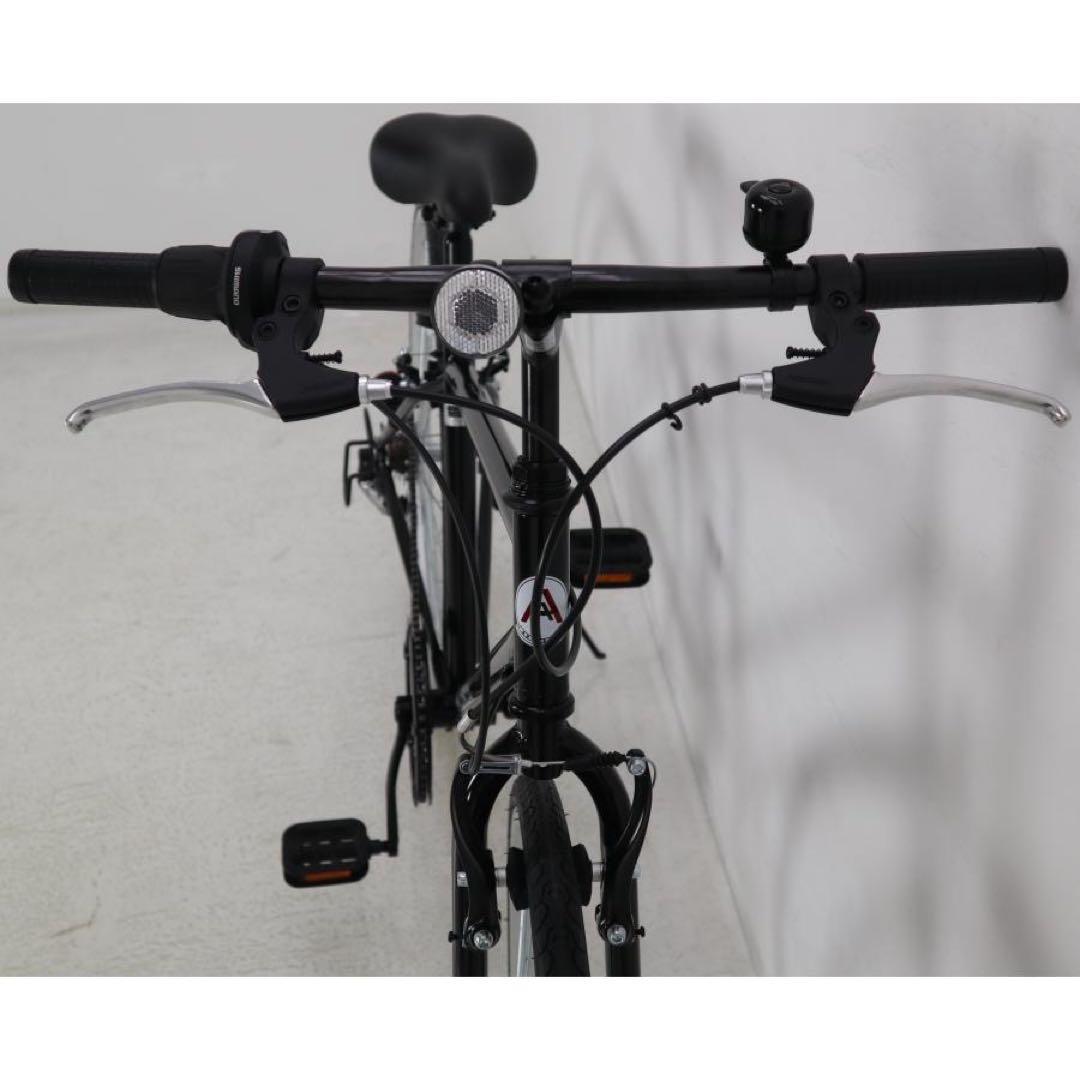 クロスバイク 700C 6段変速 自転車 チャリ 軽量 700×28C
