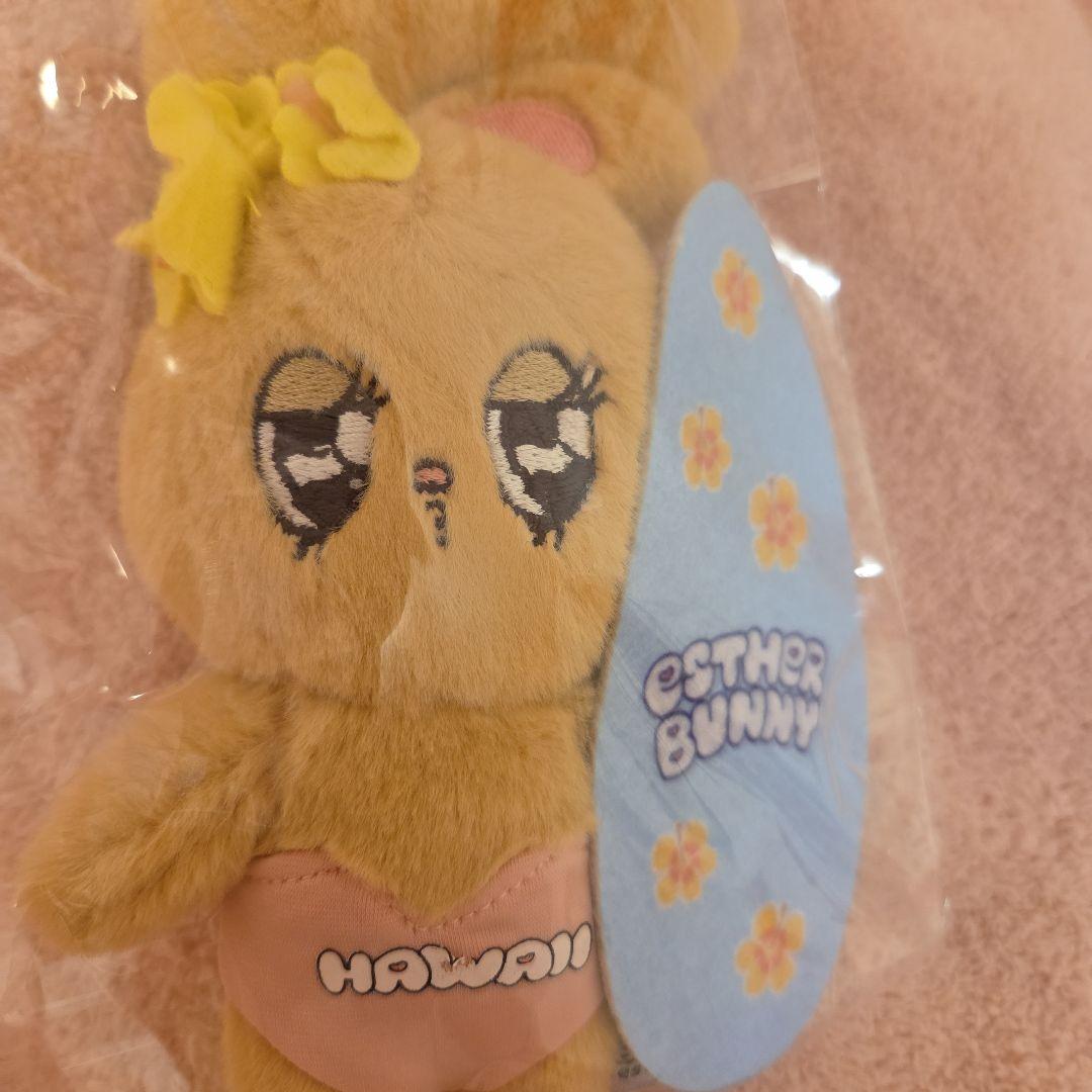ESTHER BUNNY ハワイ ぬいぐるみキーホルダー
