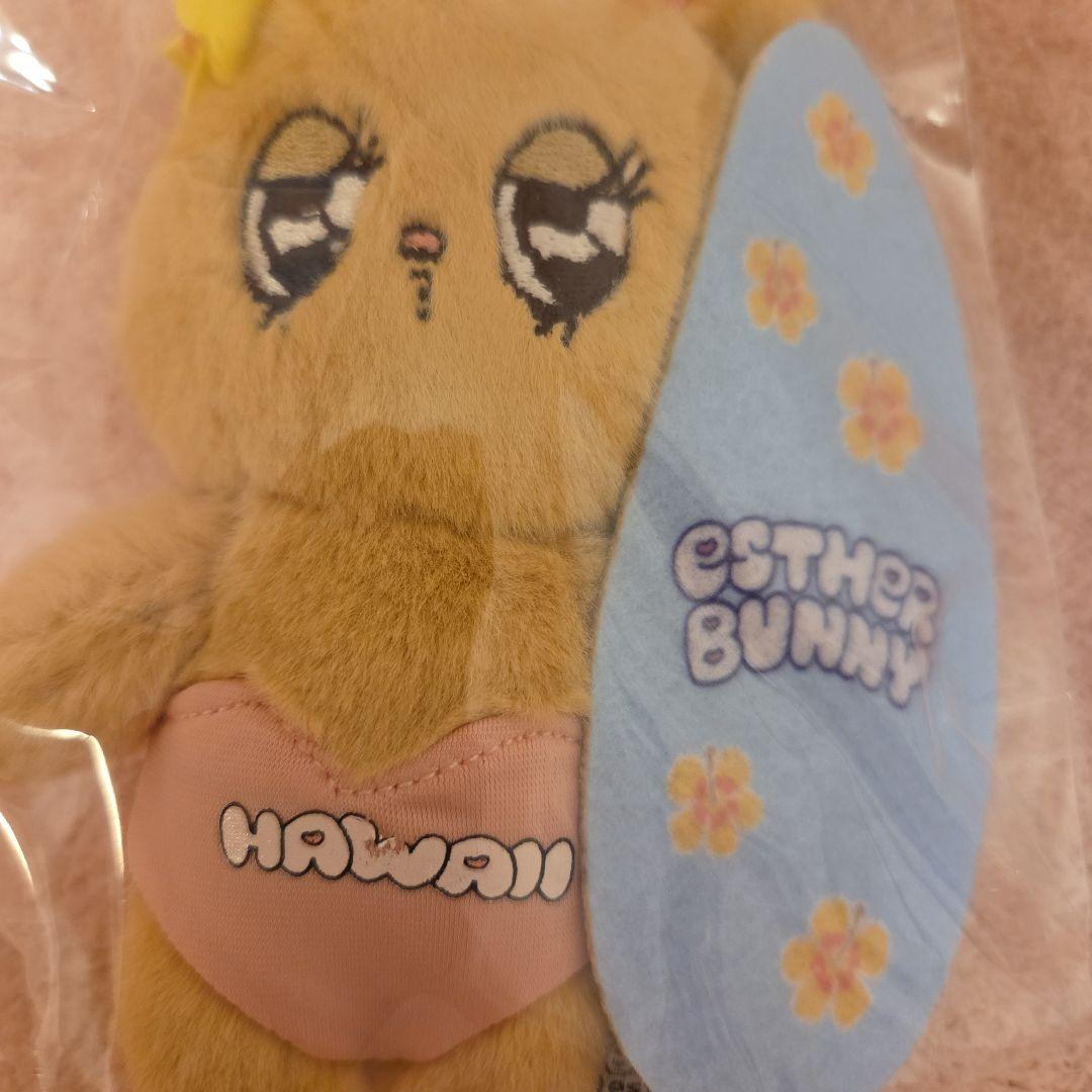 ESTHER BUNNY ハワイ ぬいぐるみキーホルダー