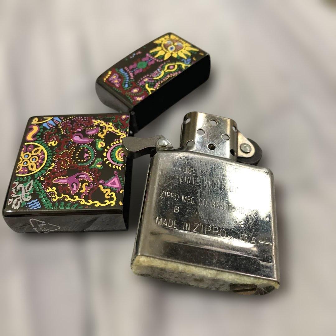 【hide】zippo 激レア　ペイズリー柄　オイルライター 限定 ジッポ