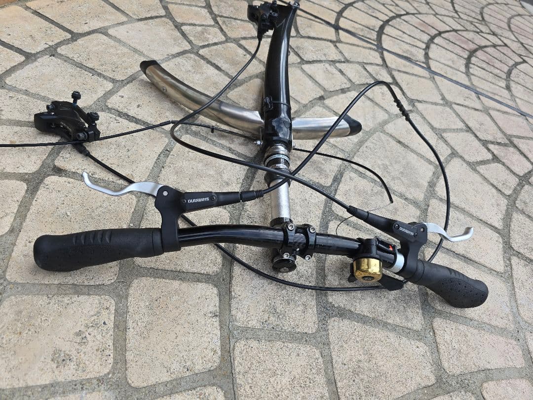 自転車フロントハンドとフォーク