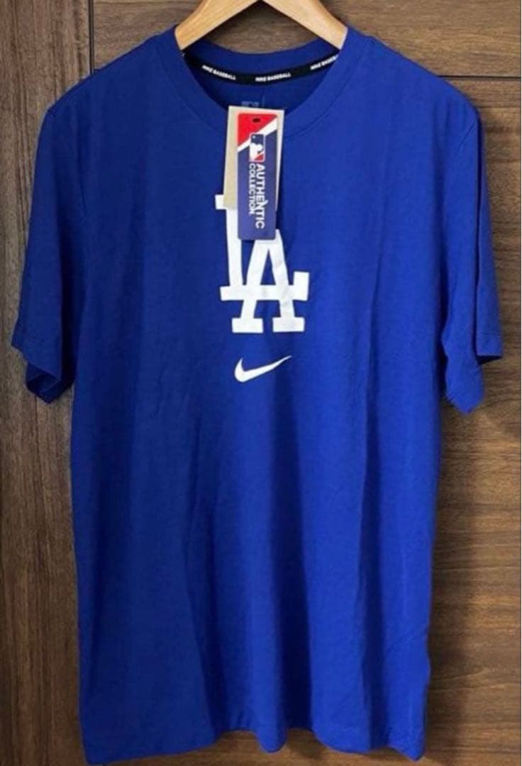 大谷選手着用品 ドジャース 練習用シャツ MLB正規品 サイズM 新品タグ付