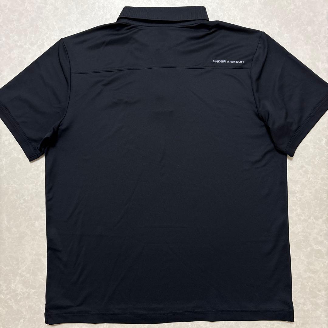 アンダーアーマー★ヒートギア★薄手ストレッチ★ポロシャツ【メンズ サイズ2XL】