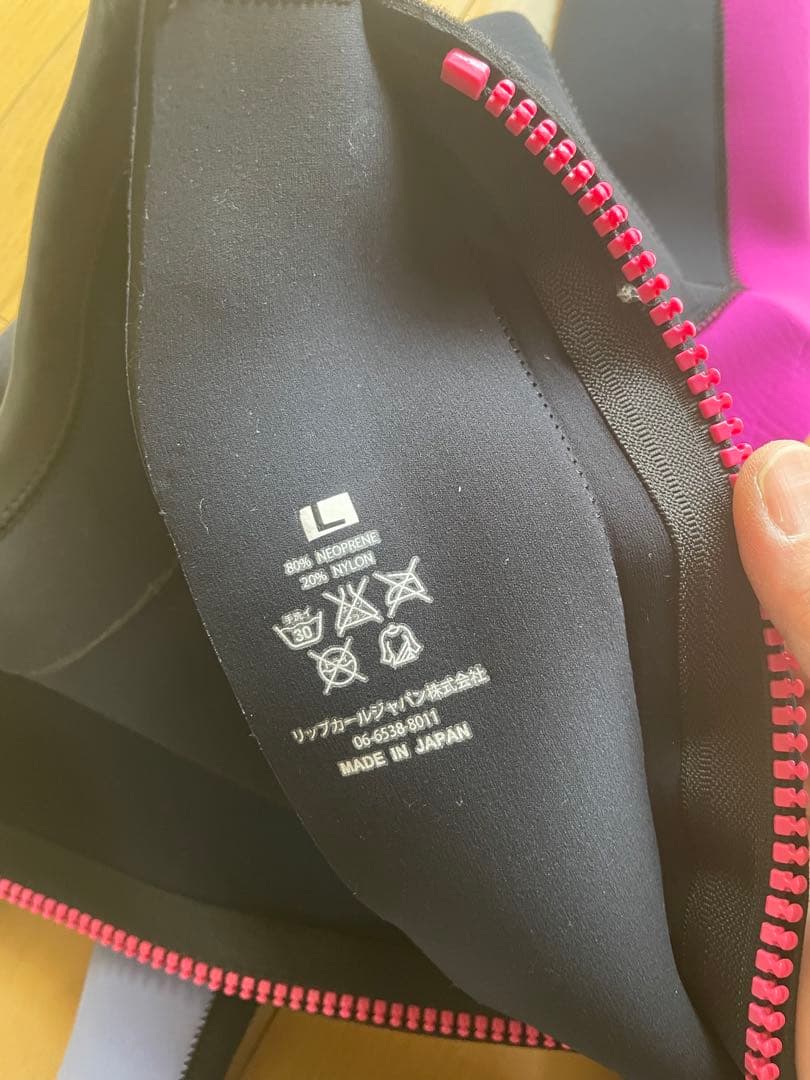 Rip Curl フルスーツ ブラック/ピンク