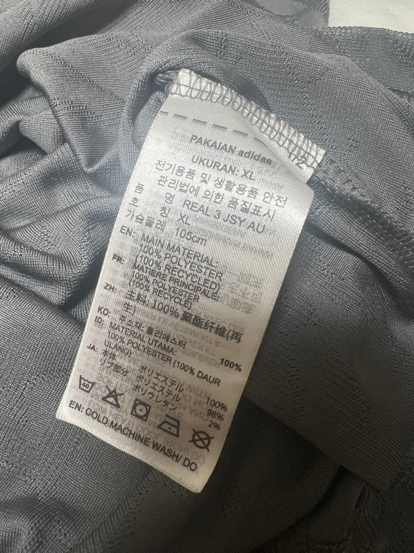 ゾ*）様 adidas Real Madrid ポロシャツ 2XL グレー