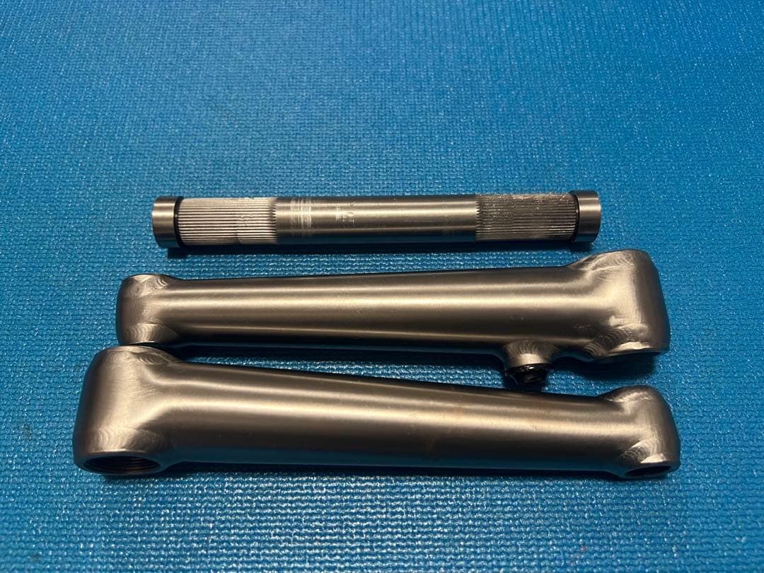 BMX用3pcs Titanium Cranks,165mm,19mm6inch