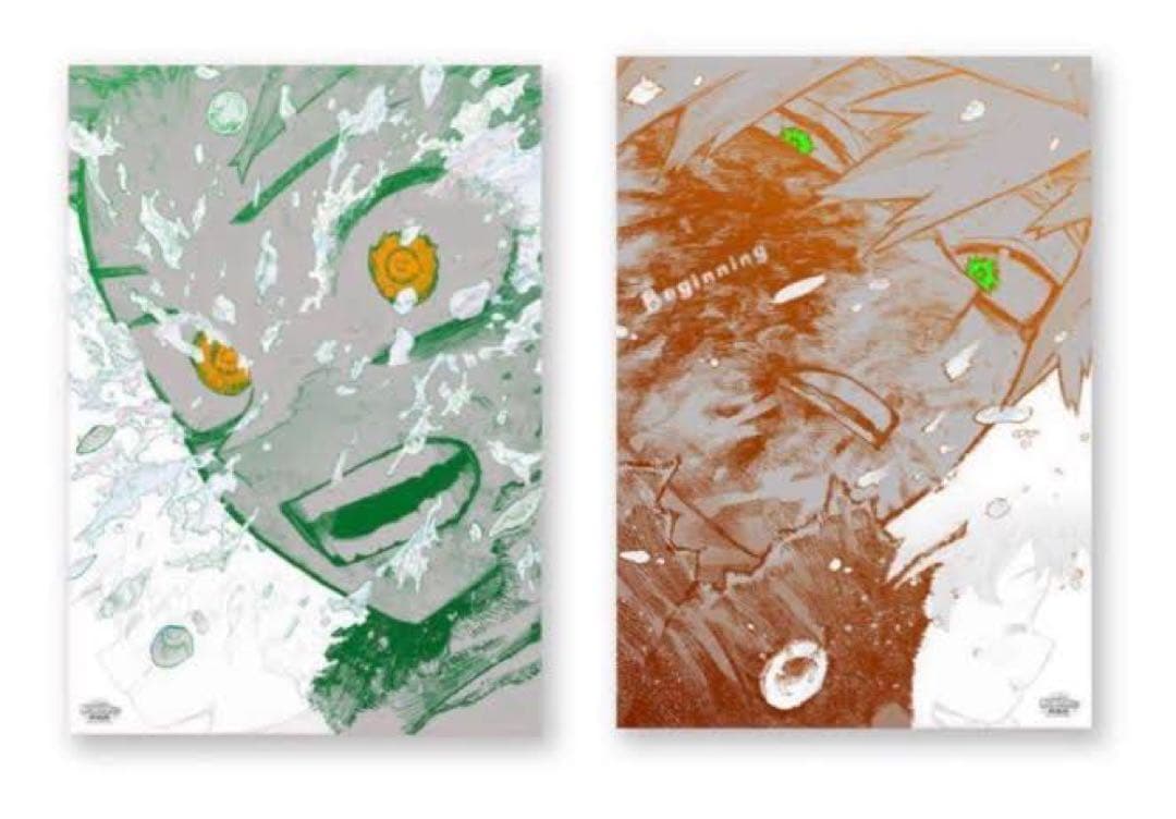 僕のヒーローアカデミア 原画展 A2 ポスター 緑谷出久 爆豪勝己