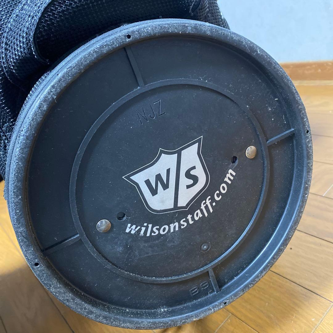 最終値下げ‼️Wilson Staff キャディバッグ ブラック/シルバー