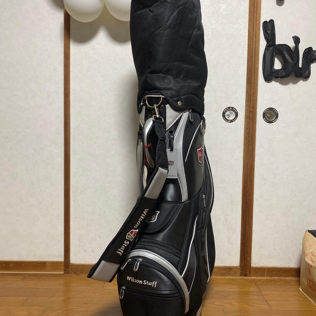 最終値下げ‼️Wilson Staff キャディバッグ ブラック/シルバー
