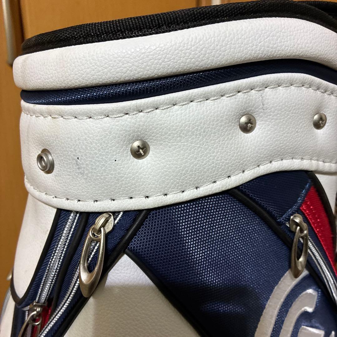 Cleveland Golf キャディバッグ ホワイト/ネイビー/レッド