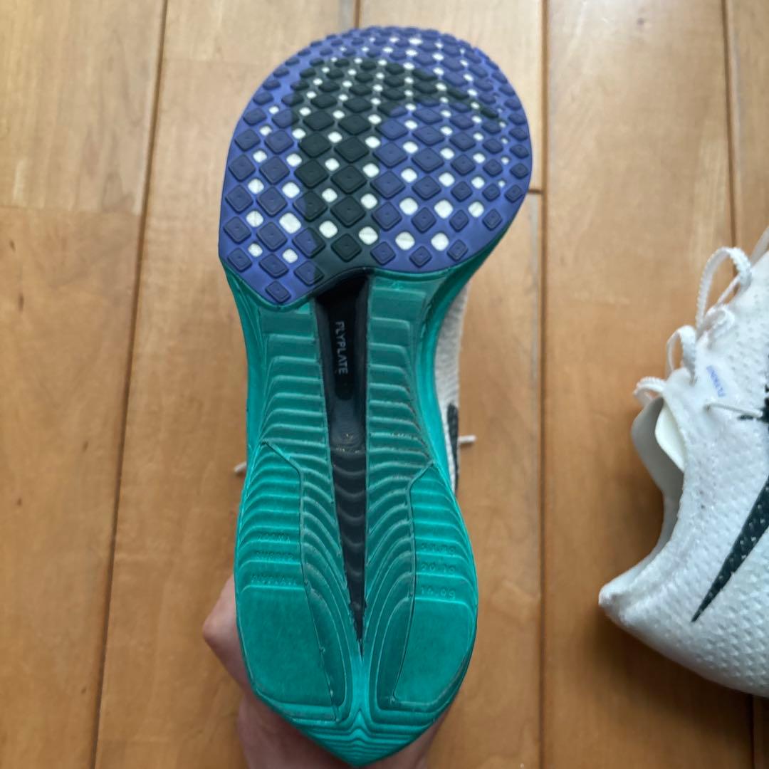Nike Vaporfly 25.5cm ホワイト/ターコイズ
