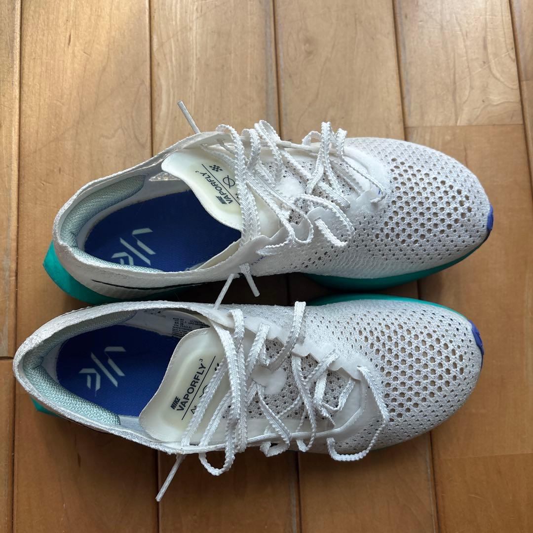 Nike Vaporfly 25.5cm ホワイト/ターコイズ