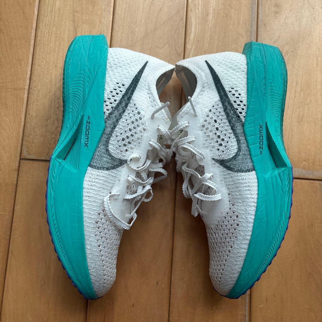 Nike Vaporfly 25.5cm ホワイト/ターコイズ