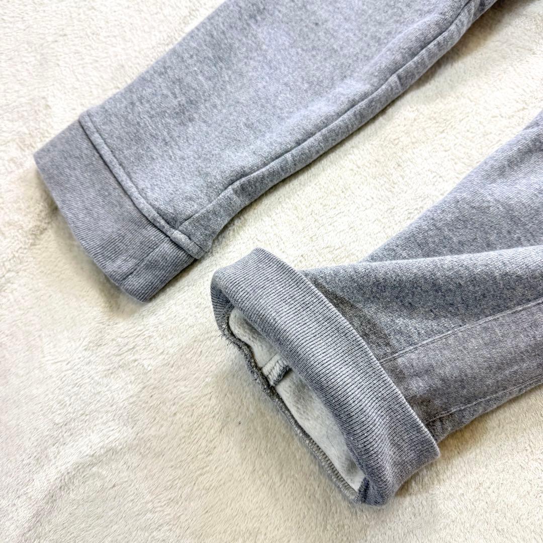 Rosasen 刺繍ロゴ 裏起毛 ウエストゴム スウェットジョガーパンツ L