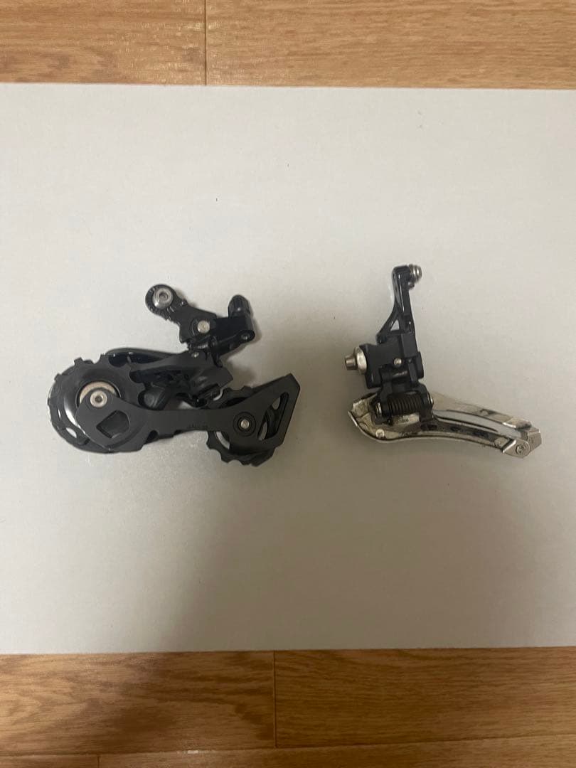 105コンポセット、カーボンホイールセット