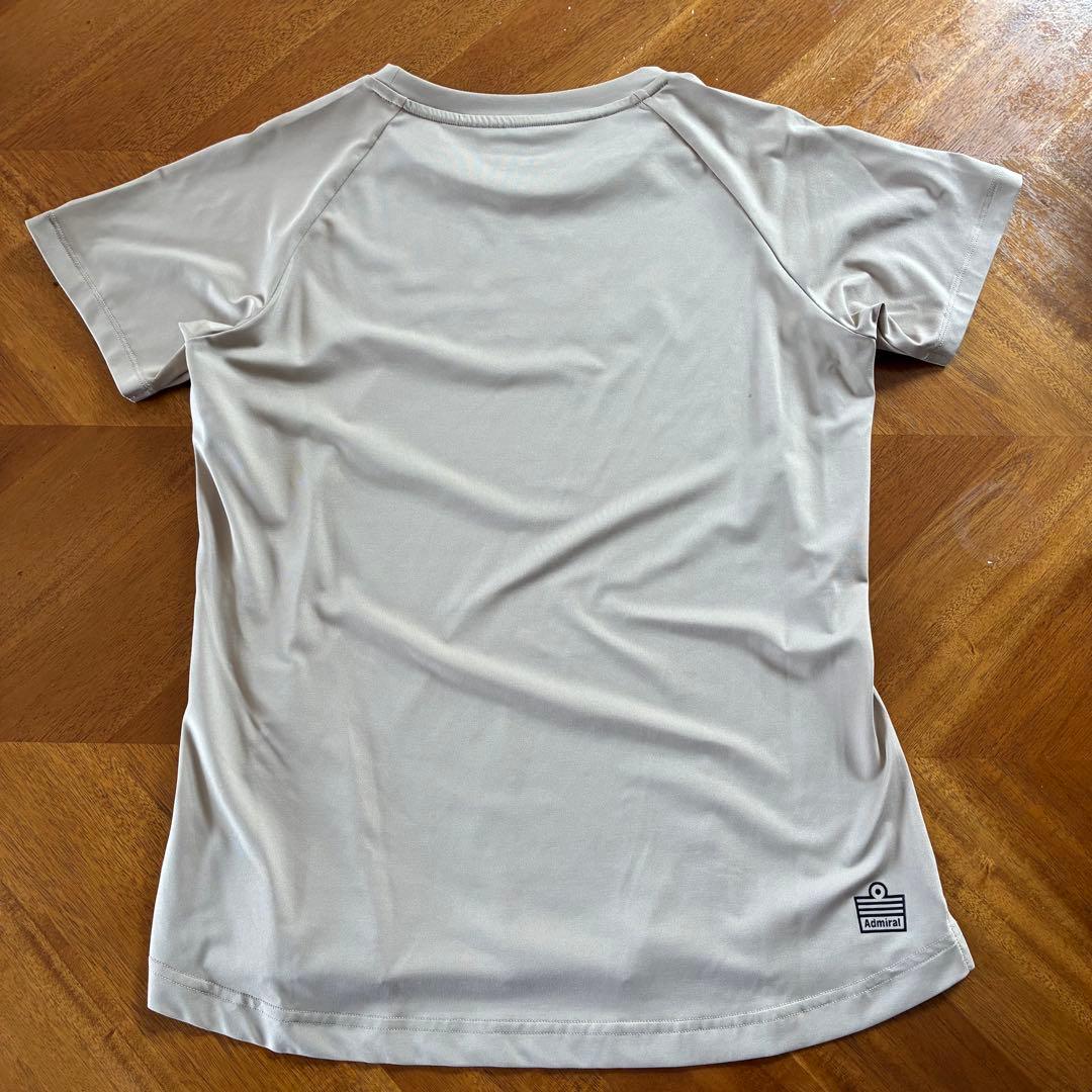 Admiral レディース テニスウェアTシャツ M ベージュ　ATLA315