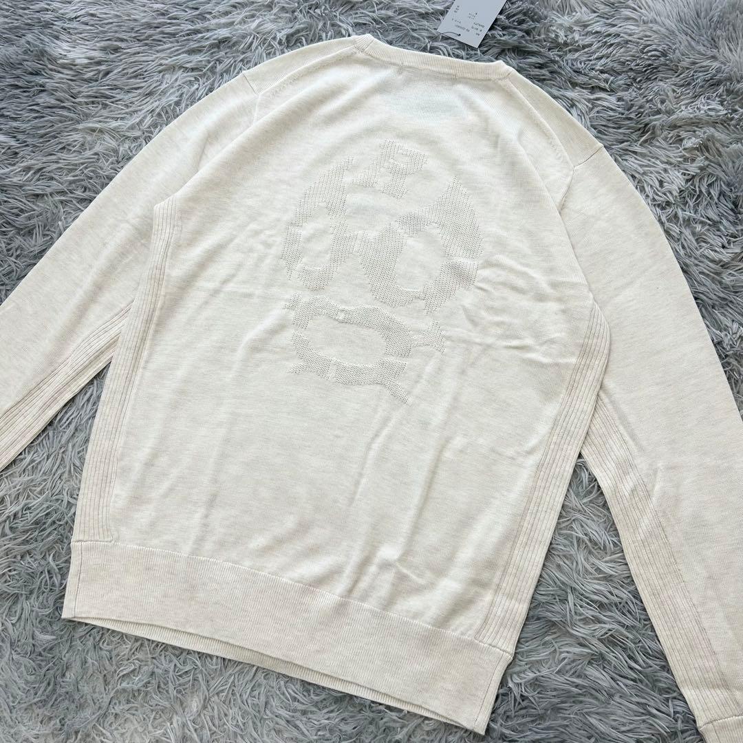 新品　ラッセルノ　ニット　セーター　ウール混　ルチャ　アイボリー　サイズ5
