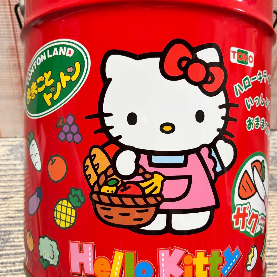 サンリオ　ハローキティ　ペール缶スツール