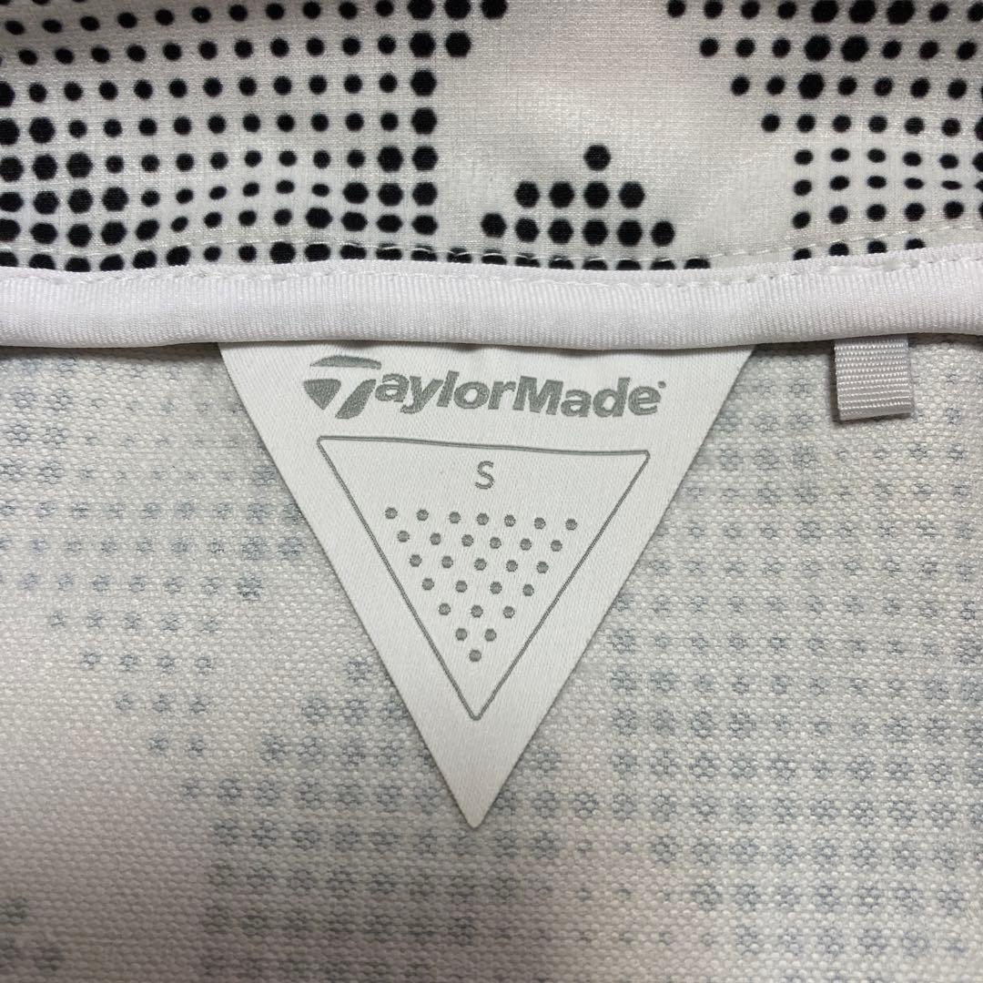 【美品】テーラーメイドtaylormadeゴルフウェアジャケットSレディース白黒
