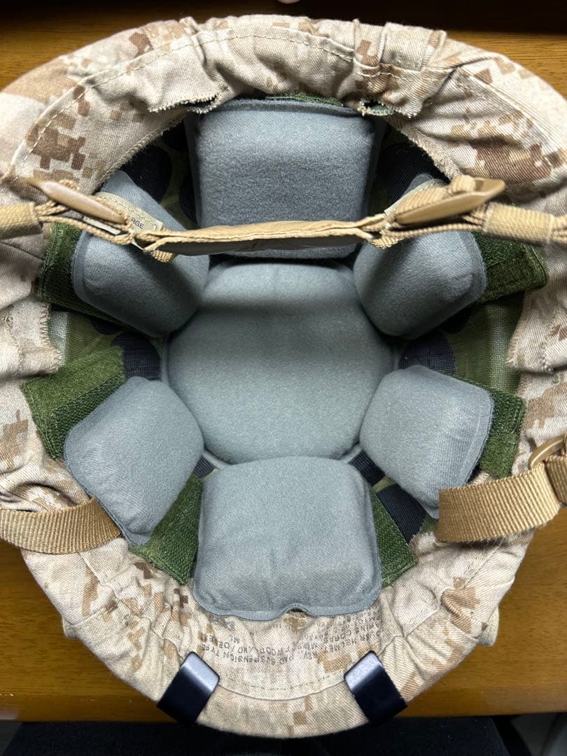 海兵隊 実物 USMC 官給品 LWH ヘルメット Mサイズ セット